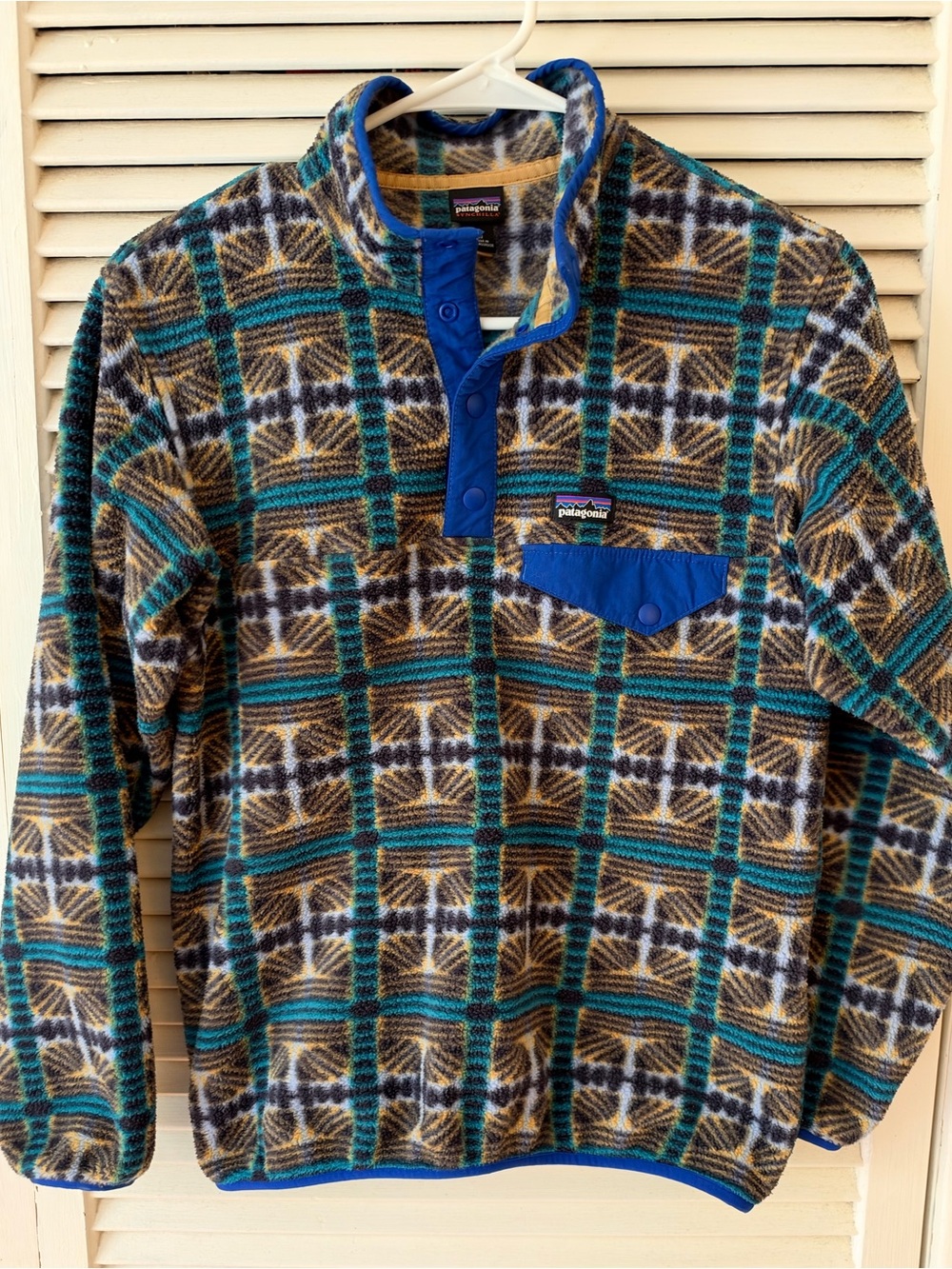 Patagonia Kids Synchilla pullover fleece L/12
